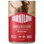 Carnilove Wild Meat Lamb & Wild Boar 400 g – Sleviste.cz