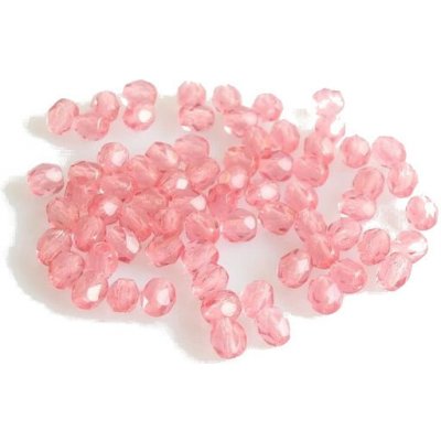 CZ Broušené korálky, 4mm, barva 00030/45004 - 30ks – Zboží Dáma