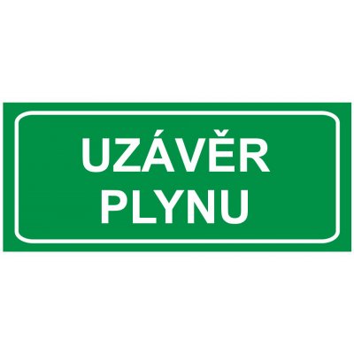 Uzávěr plynu samolepící vinylová fólie 210 x 90 mm – Zboží Dáma