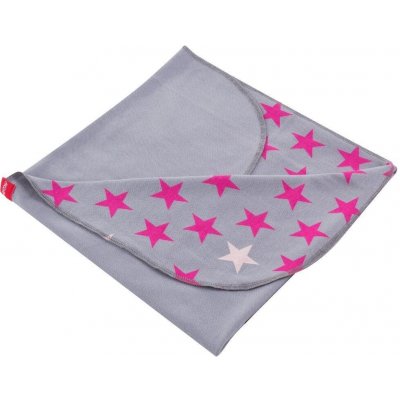 BeeMy Letní deka GREY PINK STARS