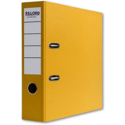REGORD Pákový pořadač A4 REGORD 7,5 cm žlutý R14923 – Zboží Živě