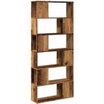 Knihovna / dělicí stěna old wood 80x24x186 cm – Zboží Dáma Knihovna / dělicí stěna old wood 80x24x186 cm – Zboží Dáma