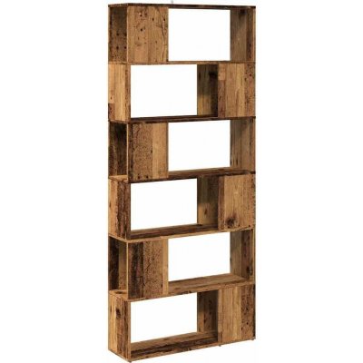 Knihovna / dělicí stěna old wood 80x24x186 cm – Zboží Dáma Knihovna / dělicí stěna old wood 80x24x186 cm – Zboží Dáma