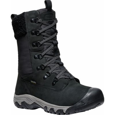 Keen Greta Tall Boot Wp Women black/black – Sleviste.cz
