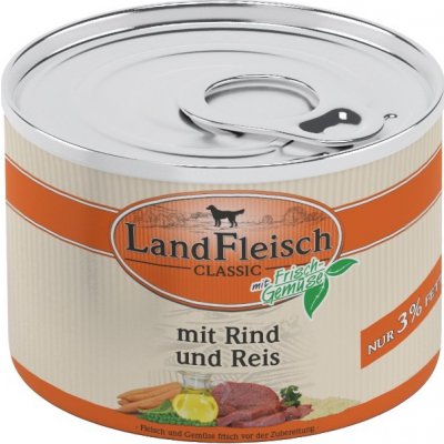 Landfleisch Dog Classic Rind Reis extra mager 195 g – Hledejceny.cz