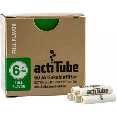 ActiTube extra filtry s aktivním uhlím 6 mm 50 ks