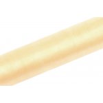 PartyDeco.pl Organza KRÉMOVÁ, šířka 16 cm, návin 9 m – Zboží Dáma