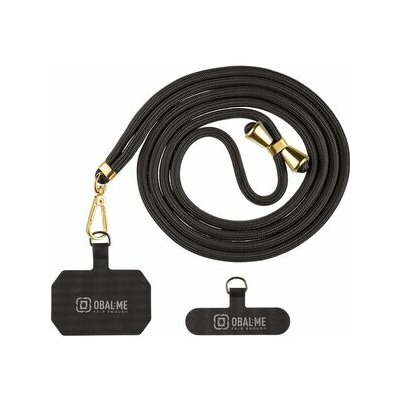 Popruh OBAL:ME NeckTag Allure na Telefon Black 143789 – Zboží Živě