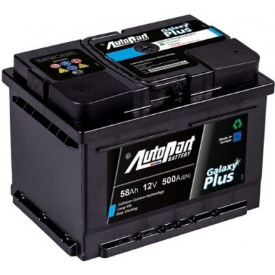 Autopart Galaxy Plus 12V 58Ah 500A – Zboží Mobilmania