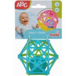 Simba Soft koule s chrastítkem žlutozelená – Zbozi.Blesk.cz