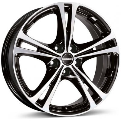 Borbet XL 7,5x17 5x100 ET42 black polished | Zboží Auto