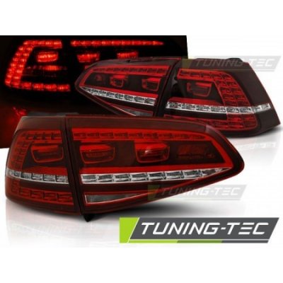 Světla zadní VW GOLF 7 13- RED WHITE LED GTI LOOK – Zboží Mobilmania