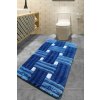Koupelnová předložka L´essentiel Maison Piazza Blue Vícebarevná 70 x 120 cm