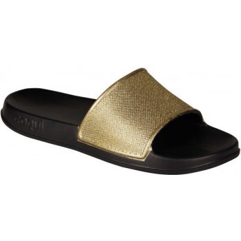 Coqui dámské pantofle Tora 7082-302-2200 black/gold glitter