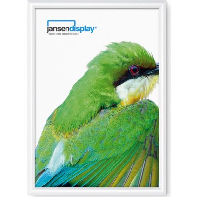 Jansen Display Klaprám A2 ostrý roh profil 25 mm RAL 9003 bílá, 451 x 625 mm – Zboží Dáma