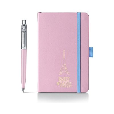 Sheaffer G232151 Sentinel Pink Emily in Paris CT sada kuličkové pero + zápisník linkovaný – Zboží Dáma