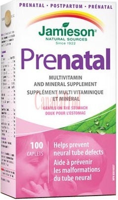 Jamieson Prenatal multivitamin 100 tablet od 360 Kč - Heureka.cz