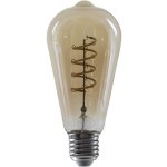 Diolamp LED Spiral Filament žárovka Amber ST64 4W/230V/E27/1800K/270Lm/360°/Dim – Hledejceny.cz