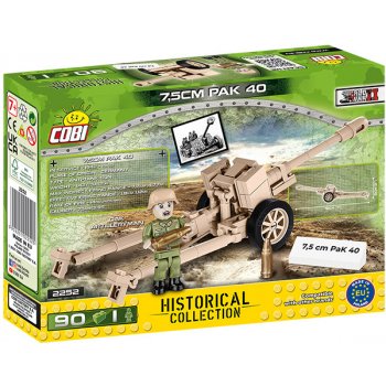 COBI 2252 World War II Německé protitankové dělo 7,5 cm PaK 40