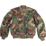 Bunda Mil-Tec US M65 imp. s vložkou woodland – Sleviste.cz
