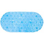 Kinekus Podložka do vany 69x35 cm oval modrá transparentní KLC KIN31190813 – Hledejceny.cz