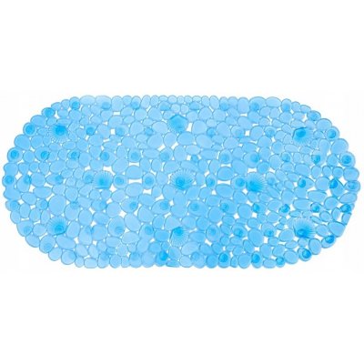 Kinekus Podložka do vany 69x35 cm oval modrá transparentní KLC KIN31190813 – Hledejceny.cz