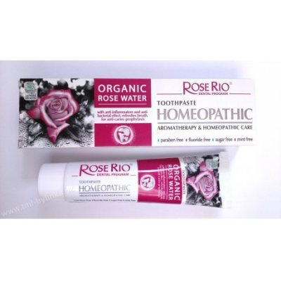 Rose Rio homeopatická zubní pasta Aromatereapeutická/homeopatická péče 65 ml – Sleviste.cz