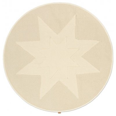 Podložka pod vánoční stromeček ferm LIVING Vela Star Christmas 1104269834 béžová ONE SIZE – Hledejceny.cz