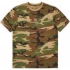 Army a lovecké tričko a košile Tričko Brixton Main Label Ii Prt Woodland Camo