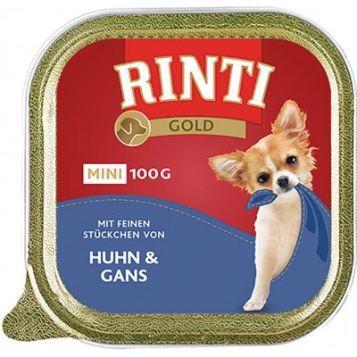 Rinti Gold Mini Adult Dog kuře a husa 16 x 100 g – Hledejceny.cz