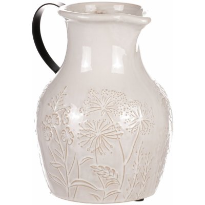 Váza/džbán Flores, 21 x 26 x 17 cm, keramika – Sleviste.cz