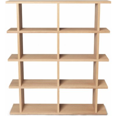 Ferm Living Knihovna Kona Bookcase 2x4, natural – Zboží Mobilmania