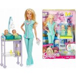 Barbie Povolání herní set Dětská lékařka – Zboží Dáma