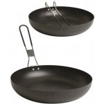 Mil-Tec pánev se sklopnou rukojetí,průměr 25 cm – Zboží Dáma