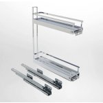 Kesseböhmer výsuvný koš Arena Style 150 mm chrom – Zboží Dáma