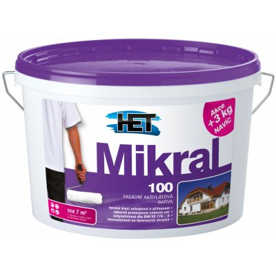 Het Mikral 100 fasádní barva 1kg – Zboží Mobilmania