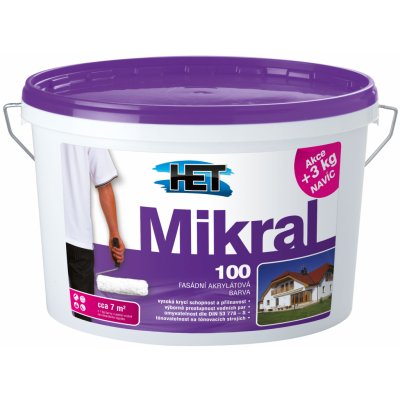 Het Mikral 100 fasádní barva 1kg – Hledejceny.cz