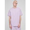 Pánské Tričko Urban Classics teplé pánské bavlněné oversize triko liliová