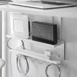 Yamazaki Organizér kabelů Smart 5461 bílý – Sleviste.cz