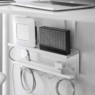 Yamazaki Organizér kabelů Smart 5461 bílý – Sleviste.cz