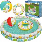 Bestway 51124 Nemo set (bazén+míč+kruh) 122x20cm – Zboží Dáma