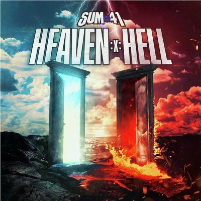 Sum 41 - Heaven:X:Hell / Black,Red Quads,Cyan Splatter LP – Zbozi.Blesk.cz