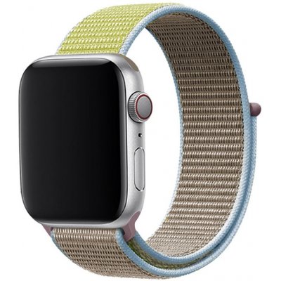 Eternico Airy pro Apple Watch 42mm / 44mm / 45mm Biscuit Gold and Blue edge AET-AWAY-BiGoB-42 – Zboží Živě