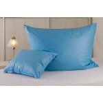 JAN peří Polštář ručně drané husí peří 5/95 modrý 70x90 – Zboží Dáma