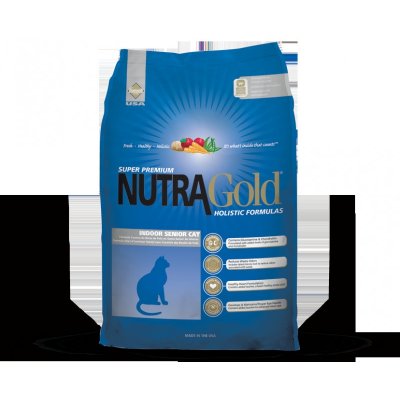 Nutra Gold Indoor Senior Cat 3 kg – Sleviste.cz