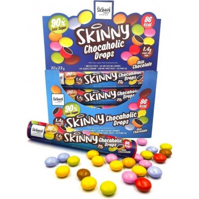 Skinny Chocaholic Drops milk chocolate 22 g