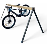 Kacerle KS-910 2 m za sedlo Povrchová úprava nohou žárový zinek se dřevěným nosníkem přírodní bez povrchové úpravy dubové dřevo – Zboží Dáma