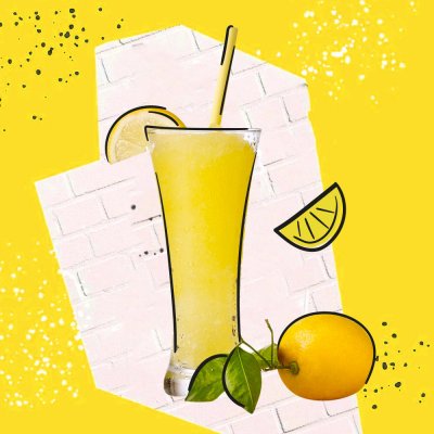 Sorbos Jedlá ovocná brčka Citron 1 ks – Zboží Dáma
