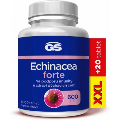 GS Echinacea Forte 600 mg XXL 90 + 20 tablet – Hledejceny.cz