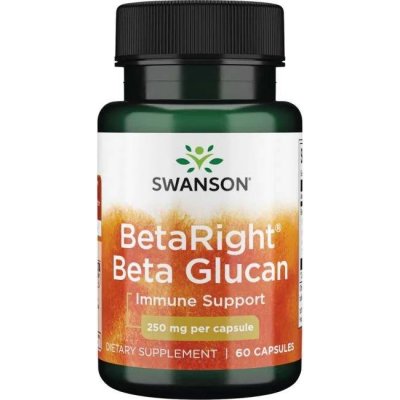 Swanson Beta Right Beta Glukan 250 mg 60 kapslí – Zbozi.Blesk.cz